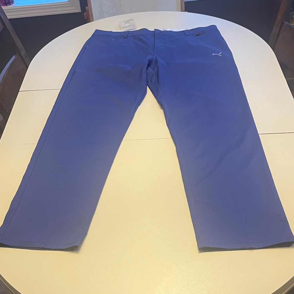Puma Royal Blue Golf Pants 38x34 NWT